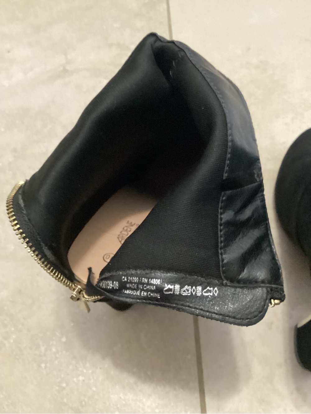 Ardene Faux Suede Ankle Boots - Picture 4 of 5